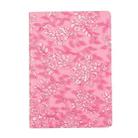 360 Degree Rotating Grape Texture Leather Case with Holder For iPad 4 / 3 / 2(Pink) - 1