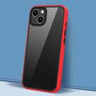 For iPhone 13 mini Gorgeous Color Series PC + TPU Shockproof Protective Case (Red) - 1