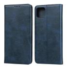 For Google Pixel 4 XL Calf Texture Magnetic Horizontal Flip Leather Case with Holder & Card Slots & Wallet(Blue) - 1