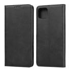 For Google Pixel 4 Calf Texture Magnetic Horizontal Flip Leather Case with Holder & Card Slots & Wallet(Black) - 1