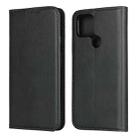 For Google Pixel 4a 5G Calf Texture Magnetic Horizontal Flip Leather Case with Holder & Card Slots & Wallet(Black) - 1
