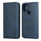 For Google Pixel 5 Calf Texture Magnetic Horizontal Flip Leather Case with Holder & Card Slots & Wallet(Blue) - 1