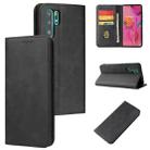 For Huawei P30 Pro Calf Texture Magnetic Horizontal Flip Leather Case with Holder & Card Slots & Wallet(Black) - 1