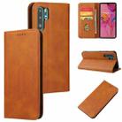 For Huawei P30 Pro Calf Texture Magnetic Horizontal Flip Leather Case with Holder & Card Slots & Wallet(Khaki) - 1