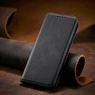 For Xiaomi Redmi K40 Calf Texture Magnetic Horizontal Flip Leather Case with Holder & Card Slots & Wallet(Black) - 7