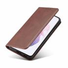 For Xiaomi Redmi K40 Calf Texture Magnetic Horizontal Flip Leather Case with Holder & Card Slots & Wallet(Brown) - 4