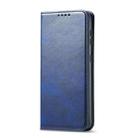 For Xiaomi Redmi K40 Calf Texture Magnetic Horizontal Flip Leather Case with Holder & Card Slots & Wallet(Blue) - 2