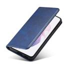 For Xiaomi Redmi K40 Calf Texture Magnetic Horizontal Flip Leather Case with Holder & Card Slots & Wallet(Blue) - 4