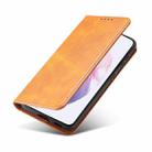 For Xiaomi Redmi K40 Calf Texture Magnetic Horizontal Flip Leather Case with Holder & Card Slots & Wallet(Khaki) - 4