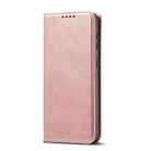 For Xiaomi Redmi K40 Calf Texture Magnetic Horizontal Flip Leather Case with Holder & Card Slots & Wallet(Rose Gold) - 2