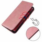 For Xiaomi Redmi K40 Calf Texture Magnetic Horizontal Flip Leather Case with Holder & Card Slots & Wallet(Rose Gold) - 3