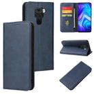 For Xiaomi Redmi Note 9 Calf Texture Magnetic Horizontal Flip Leather Case with Holder & Card Slots & Wallet(Blue) - 1