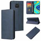 For Xiaomi Redmi Note 9 Pro Calf Texture Magnetic Horizontal Flip Leather Case with Holder & Card Slots & Wallet(Blue) - 1