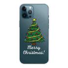 For iPhone 13 Pro Max Christmas Series Transparent TPU Protective Case (Small Christmas Tree) - 1