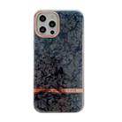 For iPhone 13 mini Shell Texture Electroplating IMD TPU Shockproof Case (Black) - 1