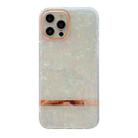 For iPhone 12 / 12 Pro Shell Texture Electroplating IMD TPU Shockproof Case(Colorful) - 1
