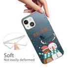 For iPhone 13 Christmas Series Transparent TPU Protective Case(Take Picture Bear Snowman) - 3