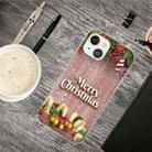 For iPhone 13 mini Christmas Series Transparent TPU Protective Case (Christmas Balls) - 1