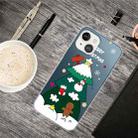 For iPhone 13 mini Christmas Series Transparent TPU Protective Case (Three-tier Christmas Tree) - 1