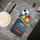 For iPhone 13 mini Christmas Series Transparent TPU Protective Case (Golden Bell) - 1