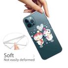 For iPhone 13 Pro Christmas Series Transparent TPU Protective Case (Couple Snowman) - 3