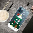 For iPhone 13 Pro Max Christmas Series Transparent TPU Protective Case (Three-tier Christmas Tree) - 1