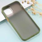 For iPhone 13 mini Skin Feel Series Shockproof Frosted TPU + PC Protective Case (Army Green) - 1