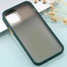 For iPhone 13 mini Skin Feel Series Shockproof Frosted TPU + PC Protective Case (Dark Green) - 1