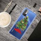 For Xiaomi Redmi Note 10 5G Christmas Series Transparent TPU Protective Case(Retro Christmas Tree) - 2
