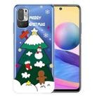 For Xiaomi Redmi Note 10 5G Christmas Series Transparent TPU Protective Case(Three-tier Christmas Tree) - 1