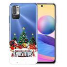 For Xiaomi Redmi Note 10 5G Christmas Series Transparent TPU Protective Case(Retro Old Man) - 1