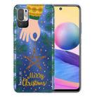 For Xiaomi Redmi Note 10 5G Christmas Series Transparent TPU Protective Case(Five-pointed Star) - 1