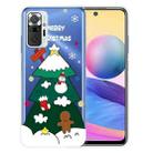 For Xiaomi Redmi Note 10 Pro 4G Christmas Series Transparent TPU Protective Case(Three-tier Christmas Tree) - 1