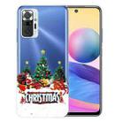 For Xiaomi Redmi Note 10 Pro 4G Christmas Series Transparent TPU Protective Case(Retro Old Man) - 1