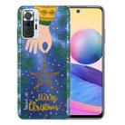 For Xiaomi Redmi Note 10 Pro 4G Christmas Series Transparent TPU Protective Case(Five-pointed Star) - 1