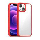 For iPhone 13 mini iPAKY Bright Color Series TPU + PC Shockproof Protective Case (Red) - 1