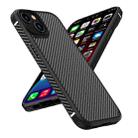 For iPhone 13 iPAKY MG Series Carbon Fiber TPU + PC Shockproof Case(Black) - 1