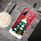 For Samsung Galaxy A02s Christmas Series Transparent TPU Protective Case(Three-tier Christmas Tree) - 1