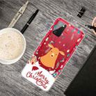 For Samsung Galaxy A02s Christmas Series Transparent TPU Protective Case(Christmas Ugly Deer) - 1