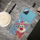 For Samsung Galaxy A12 5G Christmas Series Transparent TPU Protective Case(Smiley Deer) - 1