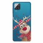 For Samsung Galaxy A12 5G Christmas Series Transparent TPU Protective Case(Smiley Deer) - 2