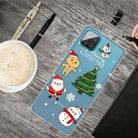 For Samsung Galaxy A12 5G Christmas Series Transparent TPU Protective Case(4 Cartoons) - 1