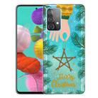 For Samsung Galaxy A32 Christmas Series Transparent TPU Protective Case(Five-pointed Star) - 1