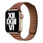 Slimming Loop Magnetic Watch Band For Apple Watch Series 8&7 41mm / SE 2&6&SE&5&4 40mm / 3&2&1 38mm(Saddle Brown) - 1