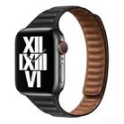 Slimming Loop Magnetic Watch Band For Apple Watch Series 9&8&7 41mm / SE 3&SE 2&6&SE&5&4 40mm / 3&2&1 38mm(Black) - 1