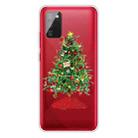 For Samsung Galaxy A02s EU Edition Christmas Series Transparent TPU Protective Case(Retro Christmas Tree) - 1