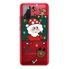 For Samsung Galaxy A02s EU Edition Christmas Series Transparent TPU Protective Case(Page Old Man) - 1