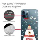 For Samsung Galaxy A03s 164mm Christmas Series Transparent TPU Protective Case(Hat White Bear) - 4