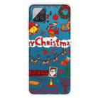 For Samsung Galaxy A12 4G Christmas Series Transparent TPU Protective Case(Christmas Stamp) - 1