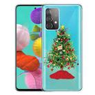 For Samsung Galaxy A32 4G Christmas Series Transparent TPU Protective Case(Retro Christmas Tree) - 1